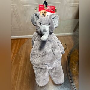 Brand Petlou 18"  Flat Elephant Squeaky Dog Toy